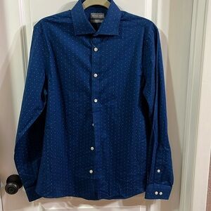 Michael Kors Button Down Navy Mens' Shirt